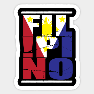 Pinoy Shirt Filipino flag T-Shirt Sticker